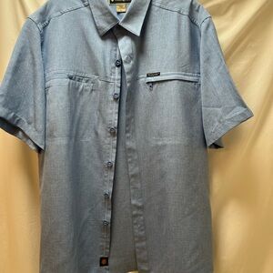 Weekenders Blue Casual Button Down Shirt